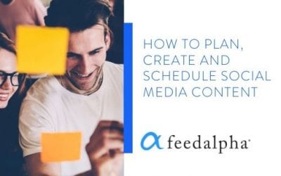How To Plan, Create and Schedule Social Media Content