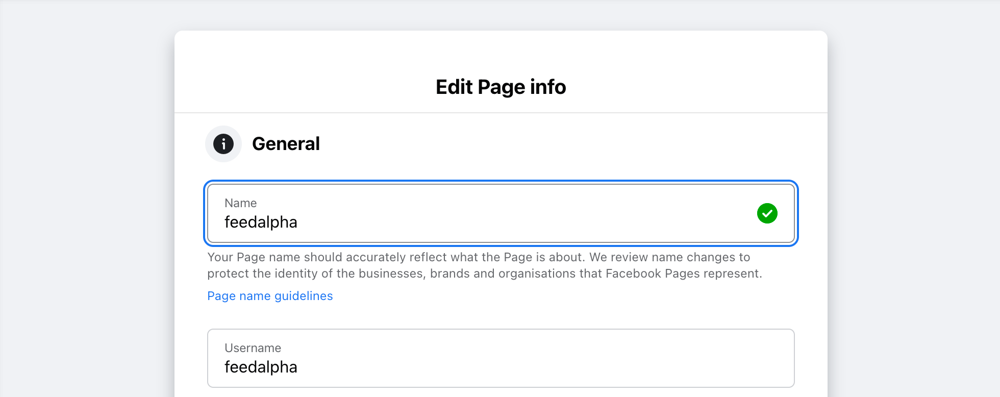 change a page name on desktop