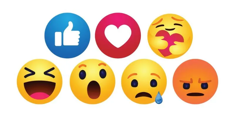 Facebook's reaction button